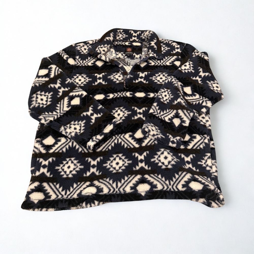 Men's Patterned Fleece Jacket